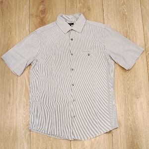 Alfani Men's Gray Striped Shirt